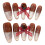 (L) Cat Eye Press-On Nails, Odorless & Eco-Friendly 6