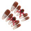 (L) Cat Eye Press-On Nails, Odorless & Eco-Friendly 7