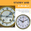 Black Arabic Numeral Wall Clock for Living Room 6