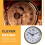 Black Arabic Numeral Wall Clock for Living Room 7