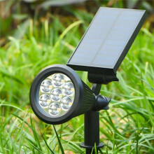 Solar Lamp Outdoor Lights Changing Ground Gardening Garden Light Waterproof Landscape Spotlights Garden Decoration,B