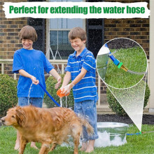 Short Garden Hose, Metal Leakproof Leader Hose, 304 Stainless Steel Flexible Hose for Outdoor Garden Watering 5Ft