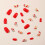 24pcs Red Press On Nails for Women 9