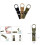 3Pcs Water Bottle Clip for Backpack Hanger 10