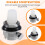 For Radiators Brass Automatic Exhaust Valve with External Thread Hydraulic Control for Bidirectional Flow DN25 Size 3
