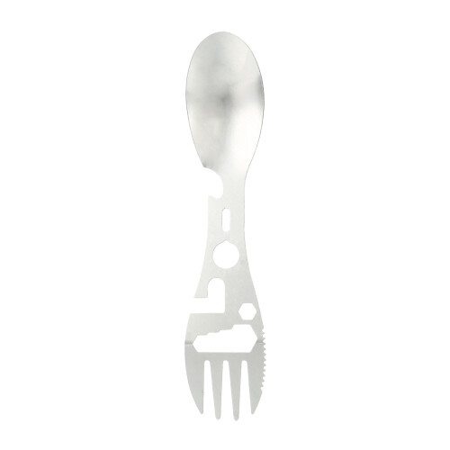 (Silver) Stainless Steel Camping Fork for Hiking Travel 1