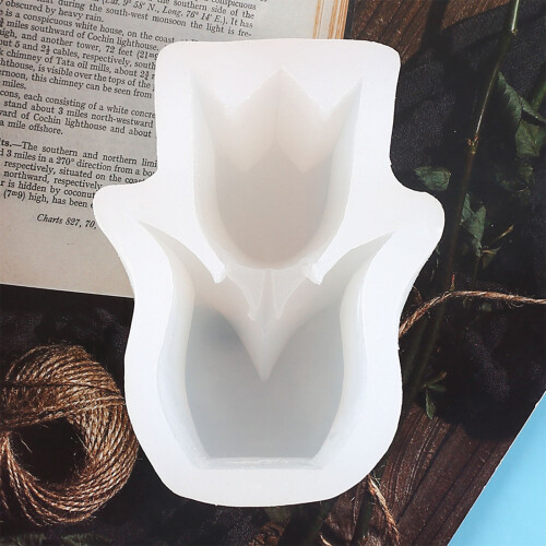 (2548) Epoxy Tulip Mold for DIY Candle & Decor 1