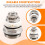 2pcs Brass 3/4 Inch Automatic Air Vent Valve for Radiators - Self Bleeding Radiator Valve Compatible with Heating System 3
