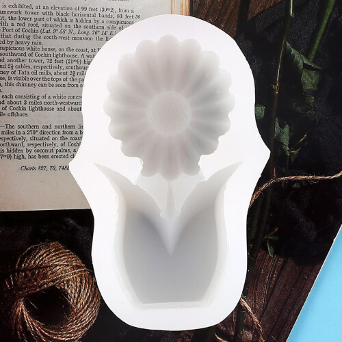 (2549) Epoxy Tulip Mold for DIY Candle & Decor 2