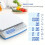 SF803 Electronic Kitchen Scale Catering Scale Electronic 30kg/1g Scale Precision Table Scale Digital Kitchen Scale White 3