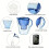 Household Water Filter,Water Purifier Kettle with Filter Element, Activated Carbon Filter Tank,DrinkingWaterKettle 4