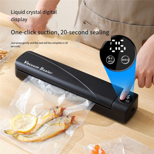 Food Vacuum Packaging Machine Household Kitchen Plastic Sealing Machine Fresh-Keeping Machine Automatic Vacuum Sealing 2
