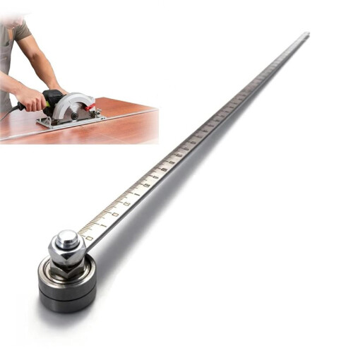 Positioning Caliper for Precise Measure&Wood Cutting,Circular Saw Guide Adjustable Guide Rail,Cutting Measuring Tool B 1
