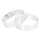 40 Pcs Circular Stainless Steel Tart Ring Tower Pie Cake Mould Baking Tools Perforated Cake Mousse Ring,8cm 5