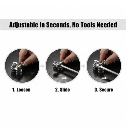 Positioning Caliper for Precise Measure&Wood Cutting,Circular Saw Guide Adjustable Guide Rail,Cutting Measuring Tool B 2