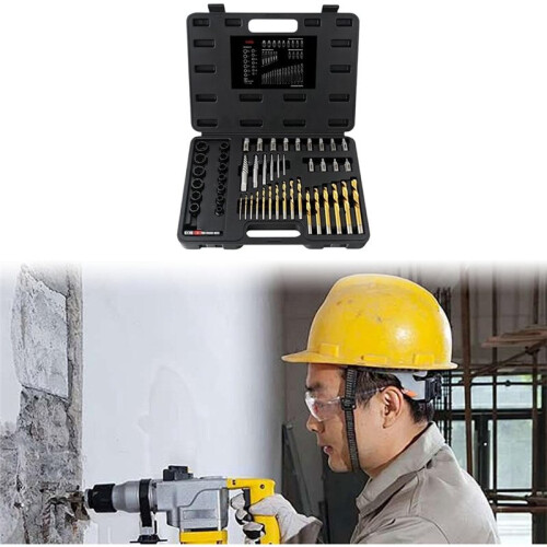 49x Extractor Kit Hand It Repair Screw Extractor Set Portable Case for Electronics Socket Screws 2