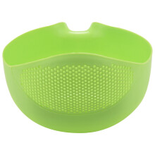 2X Dauerhafter Reis Waschen Filter Sieb KüChe Werkzeug Bohnen Erbsen Sieb Korb Siebe Reinigung Gadget Filterung mit Griff Neueste GrüN
