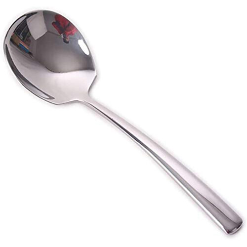 6 Pcs Serving Spoon, Spoons Silverware, Cooking Spoon,22.2X6.3Cm & 25X7.2Cm 2