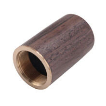 2X Eben Holz Zahnstocher Halter Eimer  Box Wandern Tragbare Handwerk Handgemachtes Geschenk 8 X1,8 Cm