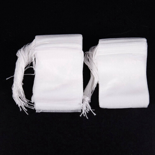 300 Pcs Disposable Empty Tea Bag String Heat Seal Filter Paper 1