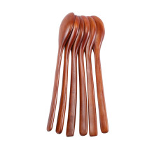 Wooden Spoons, 18 Pieces Wood Soup Spoons for Eating Mixing Stirring, Long Handle Spoon Kitchen Utensil