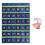 5X 36 Numbered Pockets Chart Cell Phone Hanging Organizer Hanging Storage Bag 6