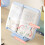 Supporto per libri regolabile blu con clip per pagine 12x12cm 12