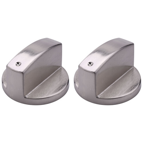 Brushed Metal Gas Stove Knobs Cooker Control  Range Oven Knobs Cooktop Burner Knob (24Pcs 6mm Shaft Core) 2