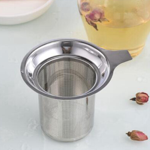 2X Reusable Stainless Steel Mesh Tea Infuser Tea Strainer Teapot Tea Leaf Spice Filter Drinkware Kitchen Accessories 1