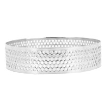 30 Stück Kreis Förmiger PoröSer Torten Ring Unten Turm Pie Kuchen Form 8 cm