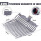 Manure Fork Replacement , Pitchfork , Horse Manure Rake, for Picking  Manure, Stable Waste Removal,Grey,2pcs 7