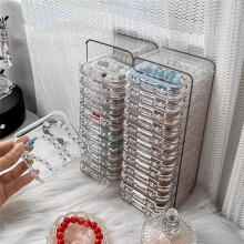 Large Capacity Acrylic Bracelet Organization Box Practical Bangle Jewelry Display Case for Jewelry Enthusiasts Large