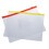 40Pcs Plastic Slider Zip Lock Bags Files Holder for A5 Paper 2