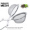12Pcs Tea Infuser Loose Leaf Tea Snap  Tea Strainer Spoon Stainless Steel Tea Filter Steeper with Handle 8