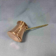 2X Turk Turkish Coffee Pot Coffee Turk Turkish Copper Coffee Maker for Turk Cezve Cafeteria Metal Handle Cevze