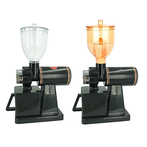 2PCS Coffee Grinder Part Hopper for Xeoleo N600 Machine,Prevent Jump Function,Coffee Bean Box, Transparent & Yellow 2