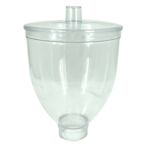 2PCS Coffee Grinder Part Hopper for Xeoleo N600 Machine,Prevent Jump Function,Coffee Bean Box, Transparent & Yellow 2
