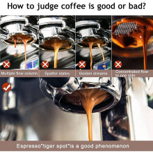 2X Bodenloser Siebträger 54mm für Barista Serie und Espresso Maschinen, Siebträger mit Filter Korb