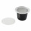 250Sets Refillable Coffee Capsules Cup Disposable Coffee Capsules Packaging Cafe Supplies for  Black 2