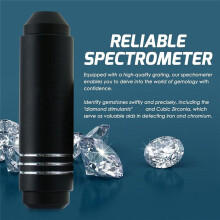 Handheld Diffraction Spectrometer,Pocket Grating Gem Spectrometer in Gem Tools,Jeweler'S Loupe,Identification of Jewelry
