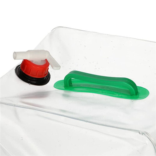 Ensemble de 8 Bidons D'Eau Pliables avec Anse et Robinet Verseur 20 L 1