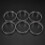 18X Circular Stainless Steel Porous Tart  Bottom  Pie Cake Mould Baking Tools, 8cm 5