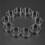 30Pcs Round Dessert Stainless Steel Perforated Fruit Pie Quiche Cake Mousse Mold Kitchen Baking Mold 6cm 5