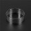 30Pcs Round Dessert Stainless Steel Perforated Fruit Pie Quiche Cake Mousse Mold Kitchen Baking Mold 6cm 7