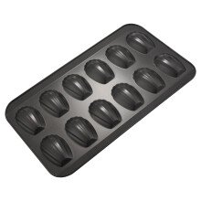 4 Packs Non-Stick Madeleine Pot, Baking Mold 12 with Shell Cake Baking Tray Chocolate Non-Stick Baking Tray