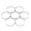 20 Pcs Circular Porous Tart  Bottom  Pie Cake Mould Baking Tools Perforated Cake Mousse , 8cm 3