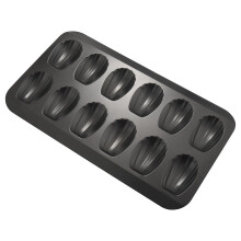 4 Packs Non-Stick Madeleine Pot, Baking Mold 12 with Shell Cake Baking Tray Chocolate Non-Stick Baking Tray