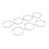 20 Pcs Circular Porous Tart  Bottom  Pie Cake Mould Baking Tools Perforated Cake Mousse , 8cm 4
