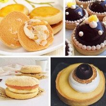 10 Pièces Double Anneaux à RouléS Anneaux à Muffin Ronds Crumpet Anneaux Anneaux à Circulaires