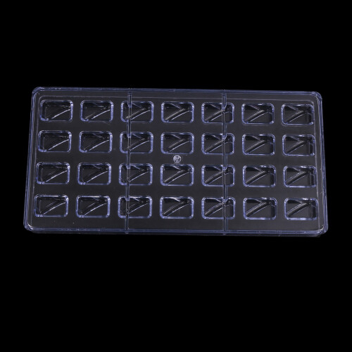 2X Diy Pastry Tools Polycarbonate Chocolate Molds and Chocolate Making Supplies Candy Cake Baking Mould